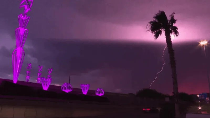 Record-breaking heat gives way to storms across El Paso