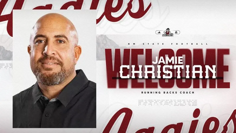 NM State Football Welcomes Veteran Coach Jamie Christian to Staff