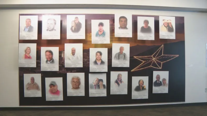 El Paso City Hall hosts tribute for 23 victims of Aug. 3 Walmart shooting