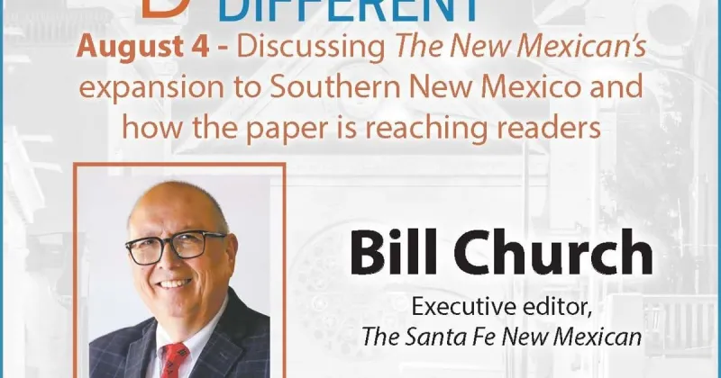 Bill Church of 'The New Mexican' discusses the paper's expansion to Southern New Mexico and reaching readers