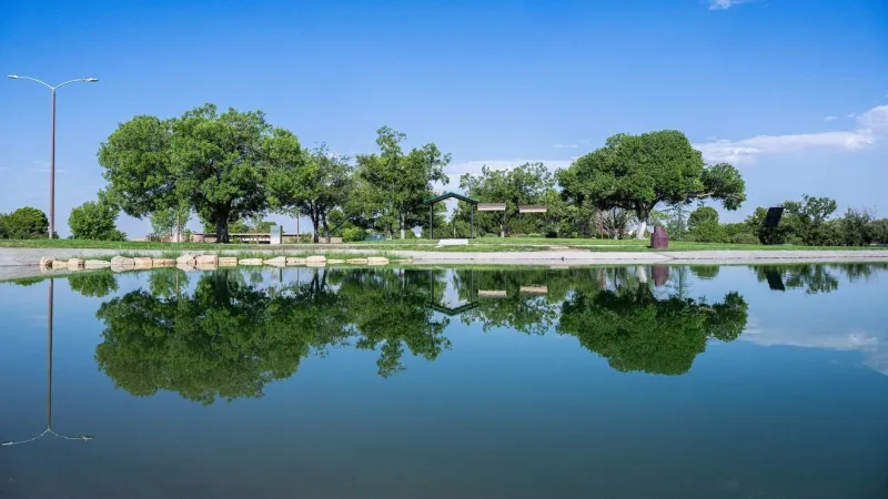 After months of delays, NMSU reopens Alumni Pond following restoration project
