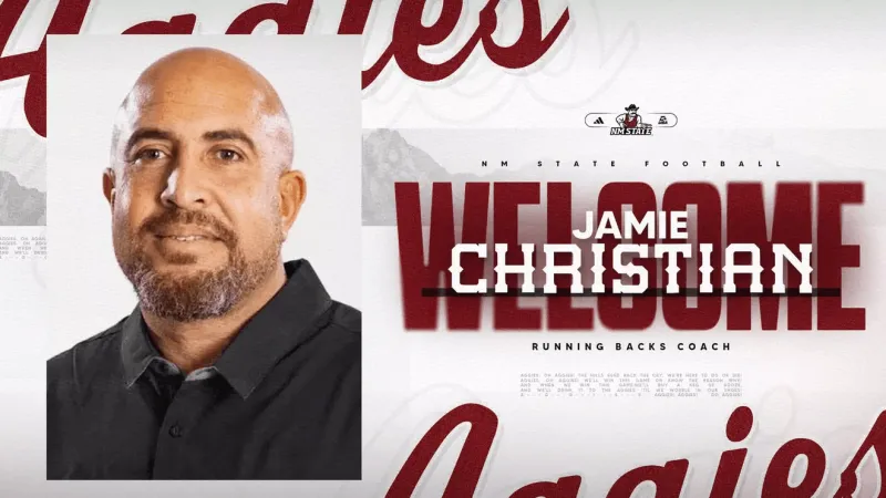 NM State announces Christian as new running backs coach