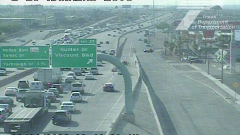 Two left lanes and exit ramp shut on I-10 east at Hawkins after crash