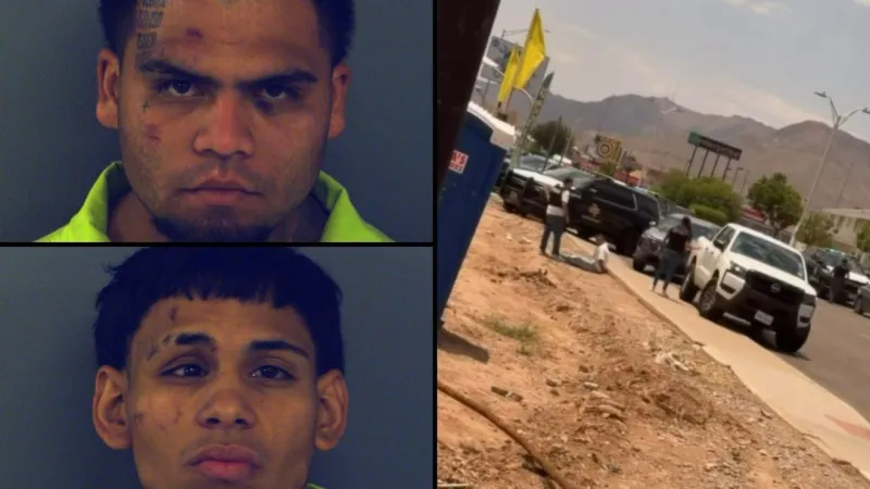 Suspected robbers arrested after refusing traffic stop, crashing car in Northeast El Paso