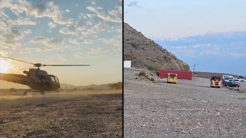 Man falls about 30 feet on Mt. Cristo Rey, rescued and airlifted to hospital