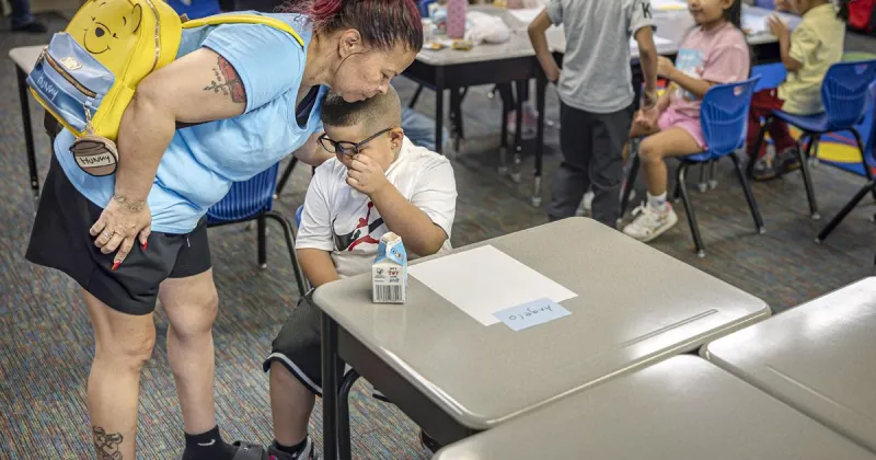 'One big school now': Newly combined E.J. and Chaparral fully merge on first day