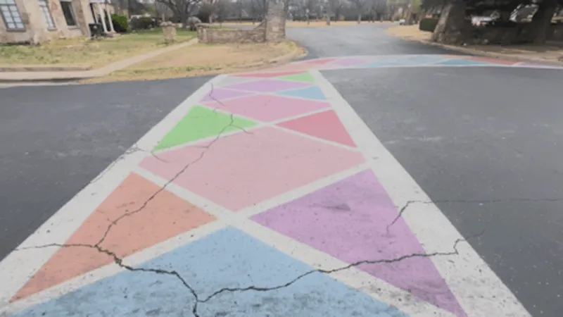 Amarillo removes colorful crosswalk markings to meet TxDOT standards and protect funding