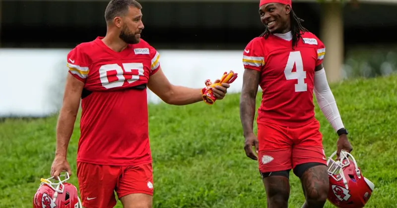Travis Kelce: Chiefs camp offers welcomed 'sanctuary' after closely watched wedding to Taylor Swift