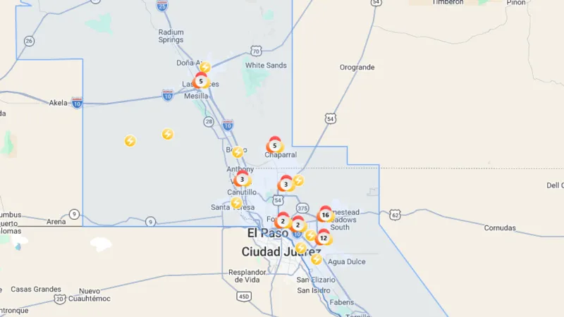 More than 14,000 El Paso Electric customers lose power in multiple outage event
