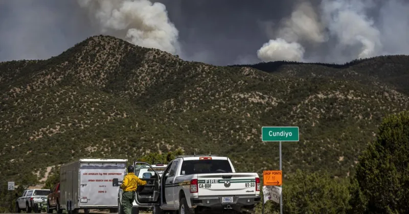Frijoles Fire sees some rain after expanding to 14,000 acres