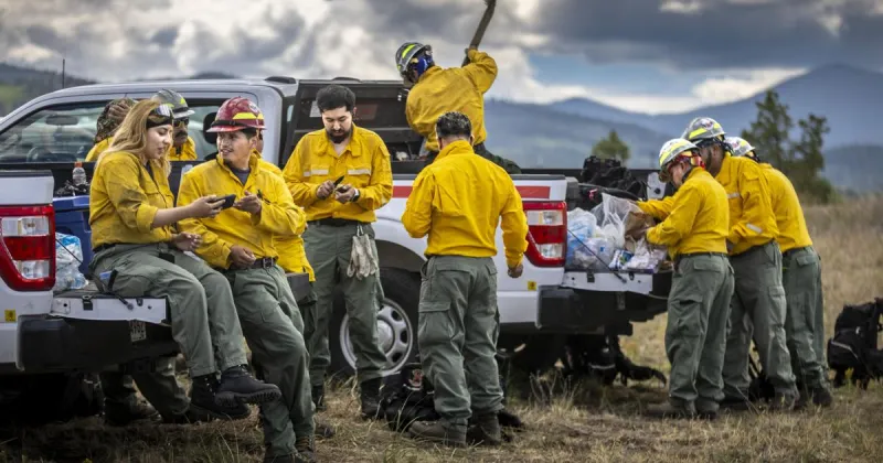 Firefighters working Frijoles Fire know this fire season 'is going to be long and hard'
