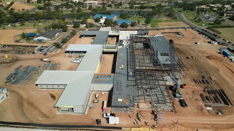 Texas psychiatric hospital in Amarillo reaches new milestone, eyes fall 2027 completion