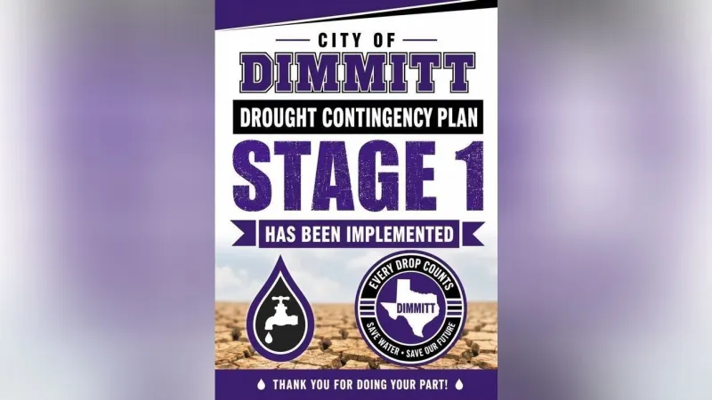 Dimmitt implements Stage 1 drought restrictions, closes splash park