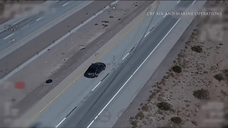 Video shows arrest during attempted gas station carjacking amid Fabens smuggling chase