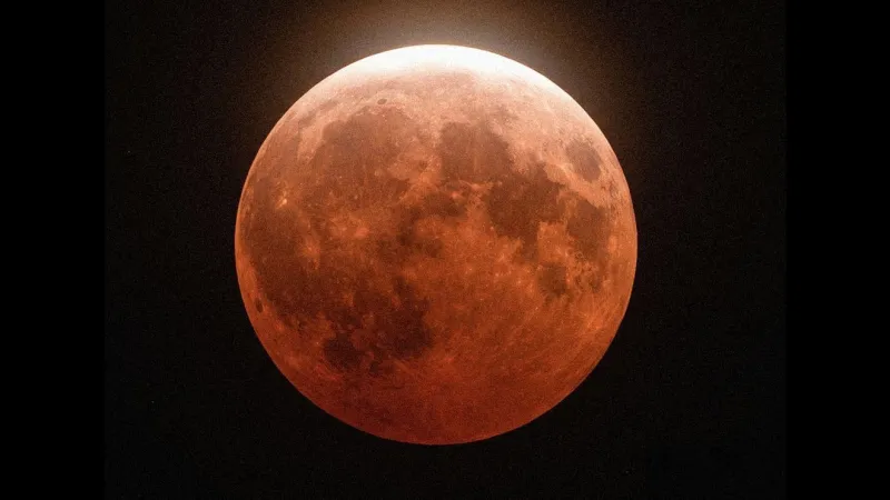 Gallery: Near-total lunar eclipse, blood moon