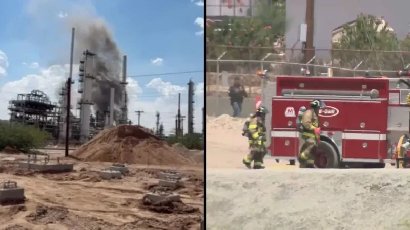 El Paso rep demands answers after smoke report and sinkhole near Marathon refinery