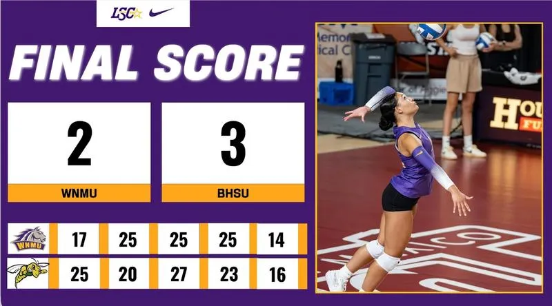 Volleyball Rallies but Falls Short in Fifth Set