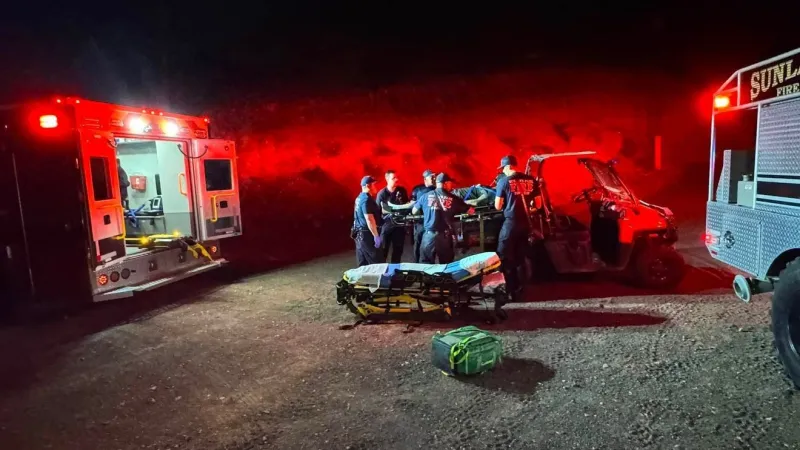 Man rescued after 25 ft fall at Mt. Cristo Rey