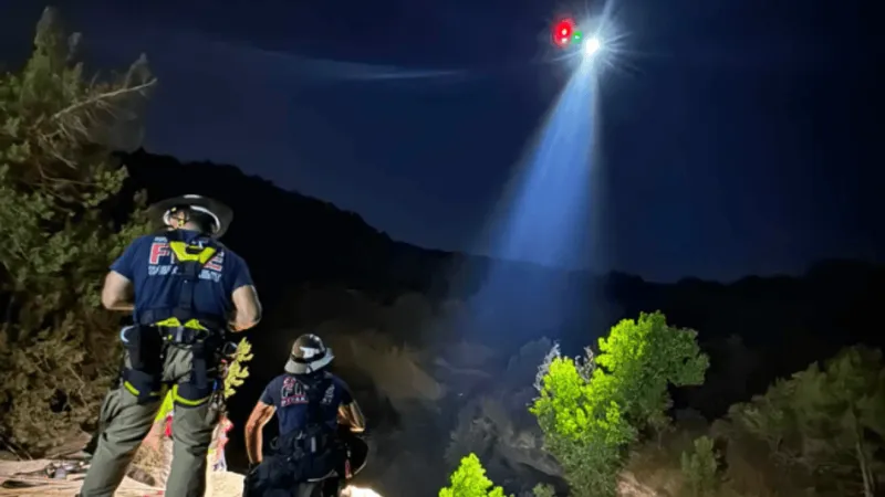 Randall County and Canyon fire rescue person who fell 75 feet in Ceta Canyon