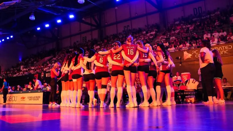 NM State Falls in Five-Set Thriller Against UTEP