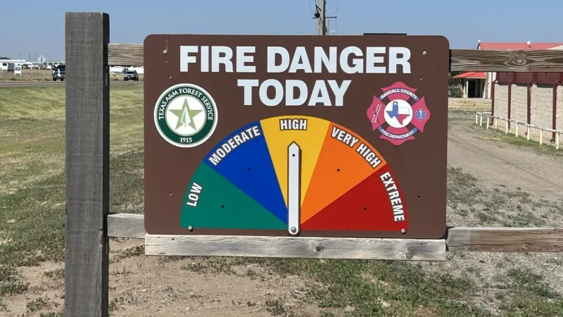 Texas Panhandle wildfire risk rises as hot, dry conditions persist
