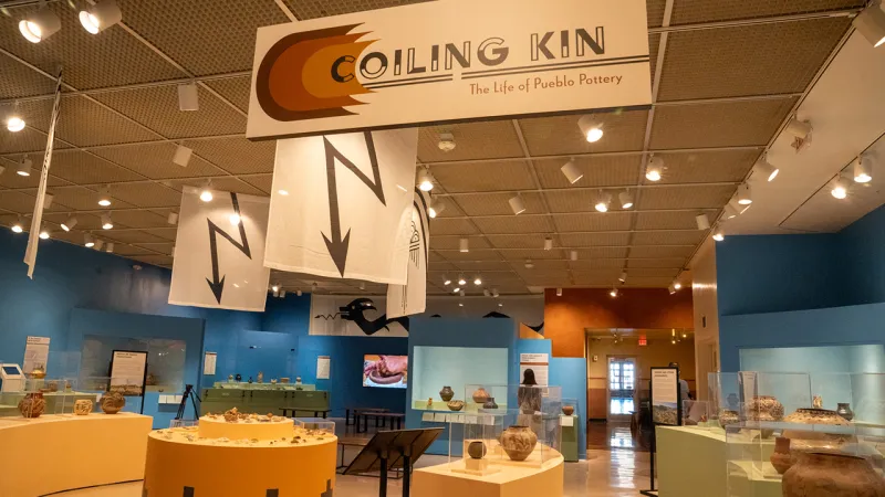 Coiling Kin: The Life of Pueblo Pottery exhibit at UNM's Maxwell Museum