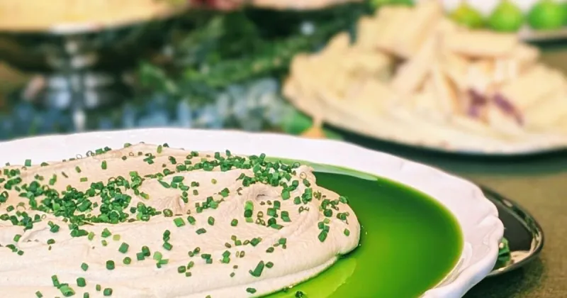 Herbal infusion: Basil oil packs flavor into salads, dips