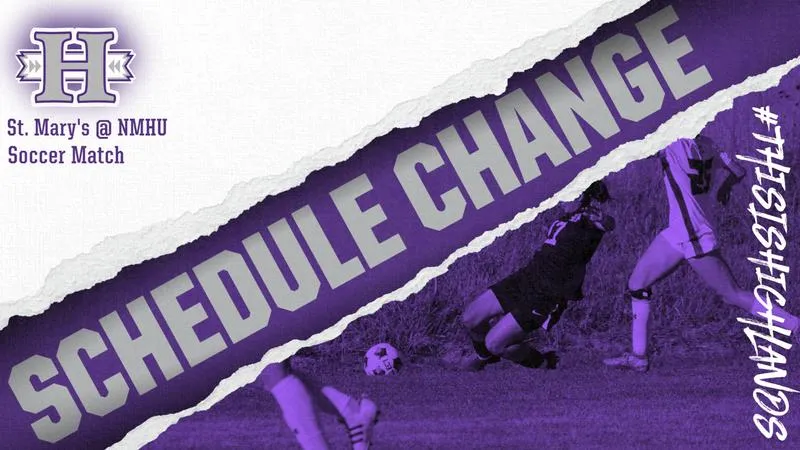 NMHU Soccer Schedule Change