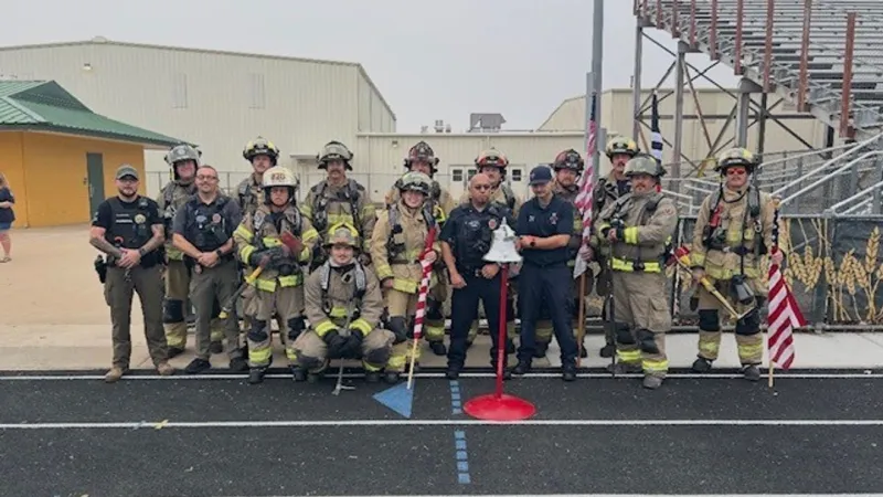 Pampa first responders mark 25th anniversary of 9/11 with 411-step tribute