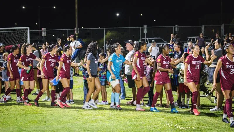 Aggies Rally With Last-Second Goal to Tie Lobos