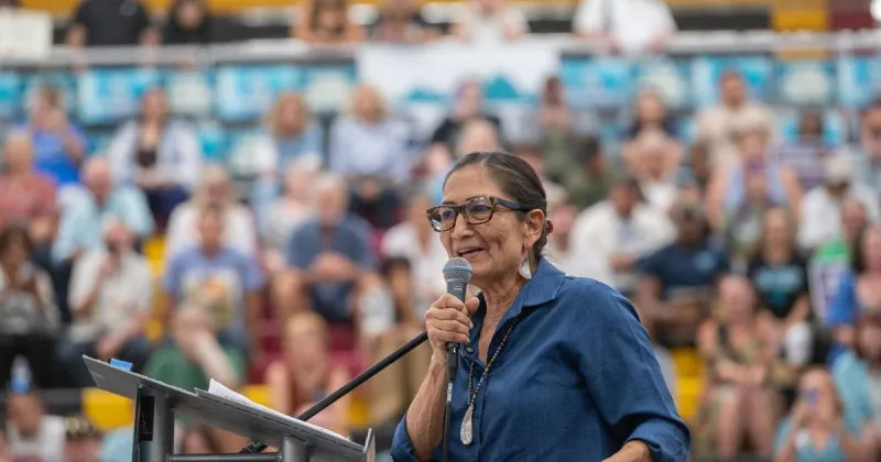 Data center leaders donate to Haaland even as she supports data center pause