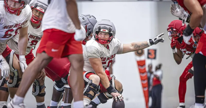 Lobos pipe in noise at practice to deal with raucous Oklahoma fans