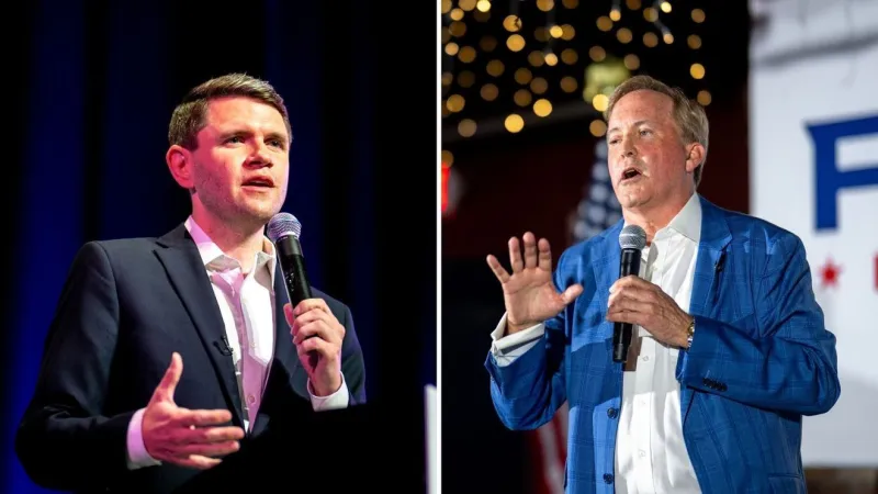 Texas's Talarico, Paxton neck and neck weeks before Senate election