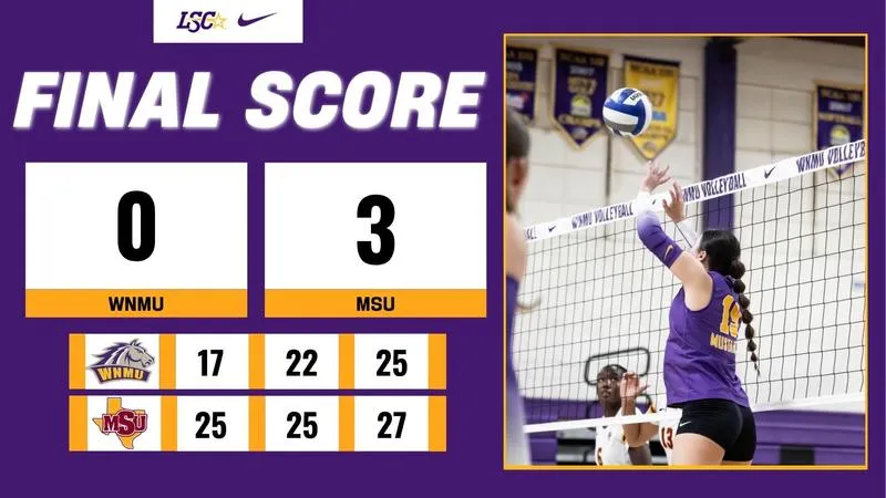 Volleyball Battles Back but Falls in Three Sets
