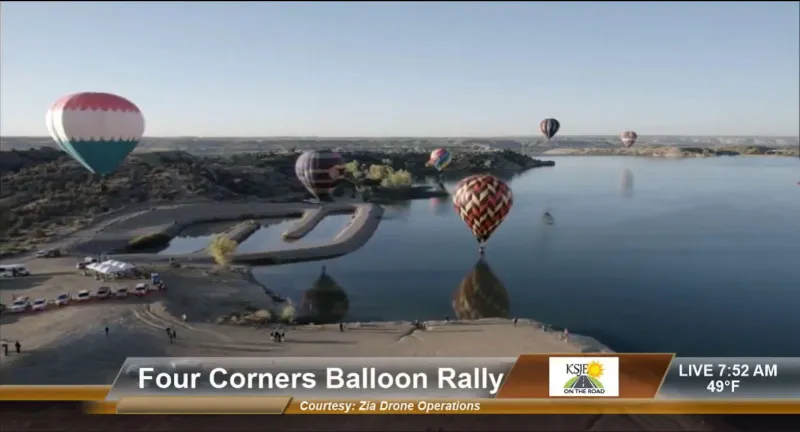 KSJE to Livestream Balloon Rally Ascensions