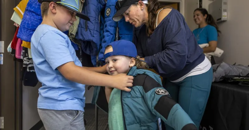 Santa Fe charter school opens on-campus, services donation center for kids, families