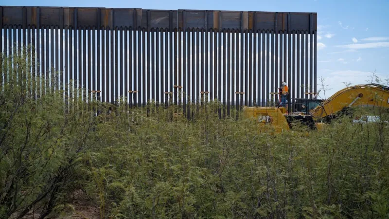 Trump administration begins building border wall in Texas' Big Bend region