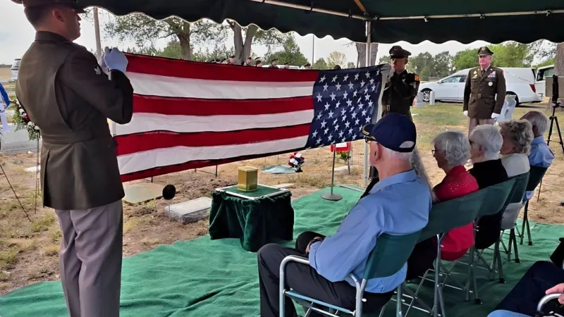 Portales WWII veteran, former POW, laid to rest in New Mexico 84 years after his death