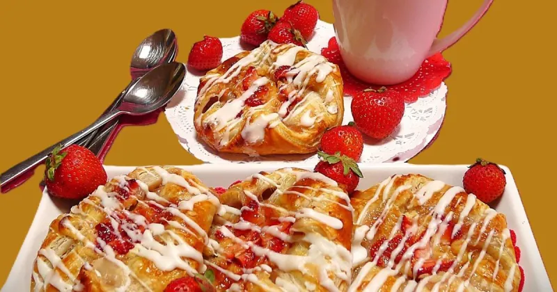 Strawberry puff pastry: Nothing to fear, bakers