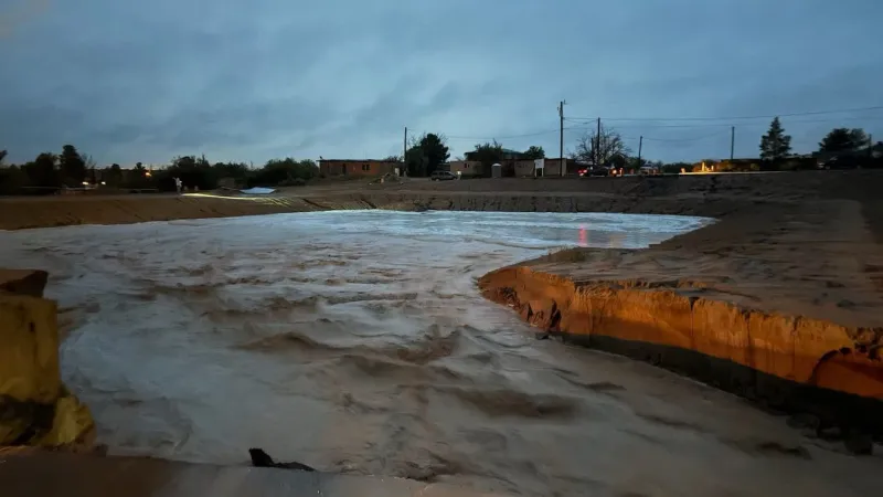 Doa Ana County reports washed out roadways