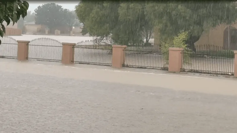 City of Clovis closes several roads amidst flooding and heavy rainfall