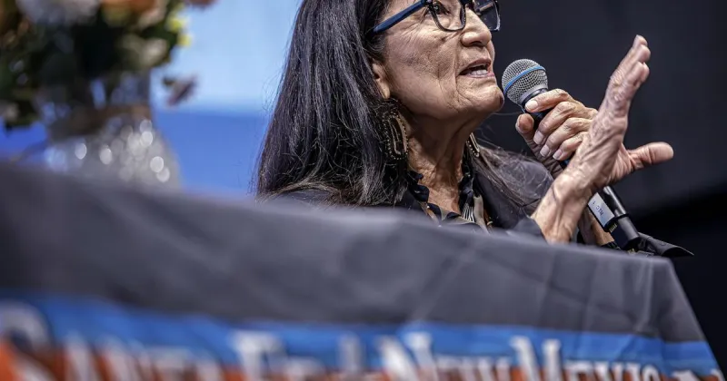 Haaland touts federal experience, vows to hold Trump's 'feet to the fire'
