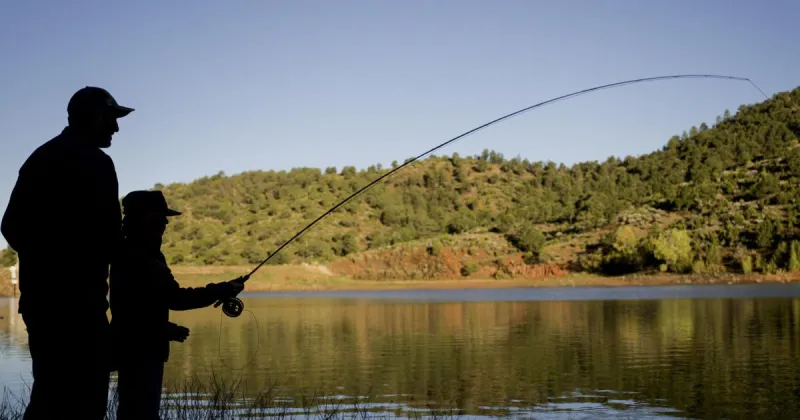Santa Fe fishing derby gives children rare glimpse of normally closed reservoir