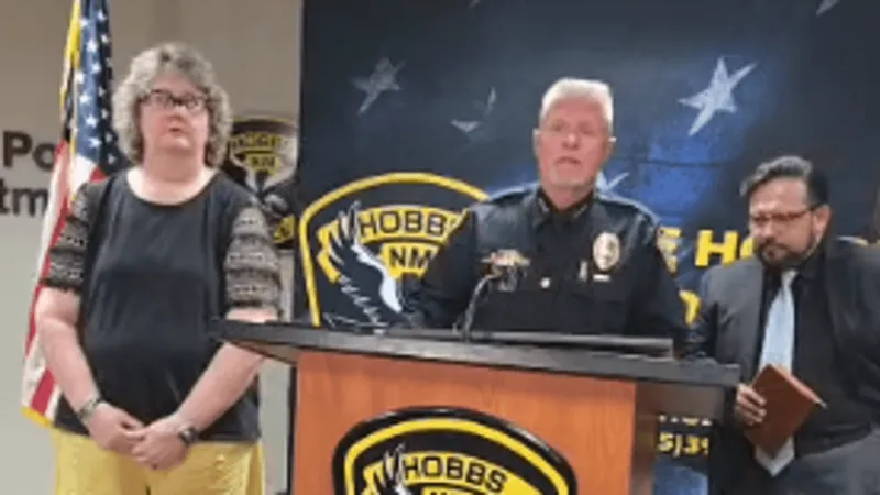 Hobbs Police hold press conference following Highland Middle School shooting