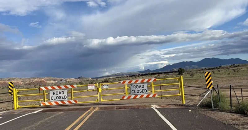 Santo Domingo Pueblo closes primary road for off-grid Santa Fe County community
