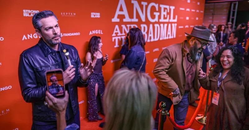 Stars of indie Western 'Angel and the Badman' walk Santa Fe red carpet in boost to industry