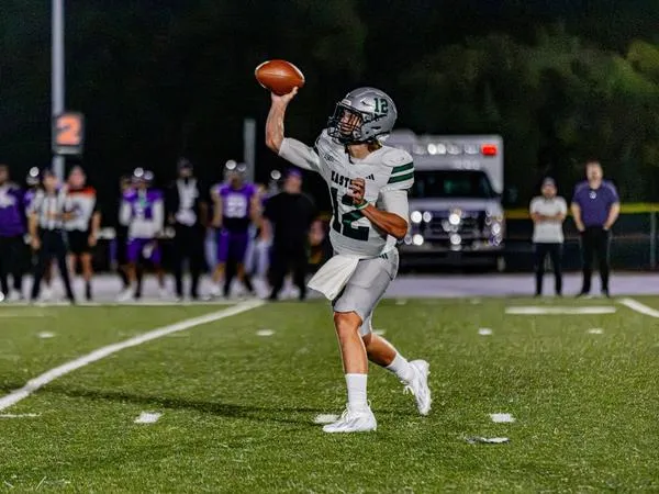 Greyhound Football falls in High-Scoring Battle at Sul Ross State, 56-43