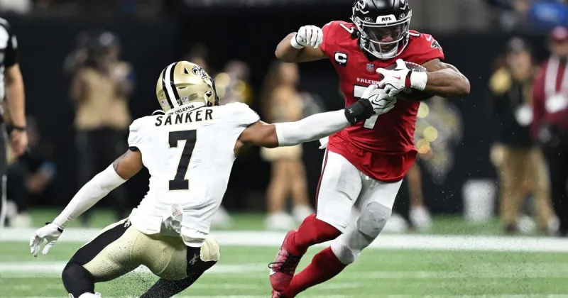 Bijan Robinson powers Falcons past Saints 45-24 on 20th anniversary of Superdome's reopening