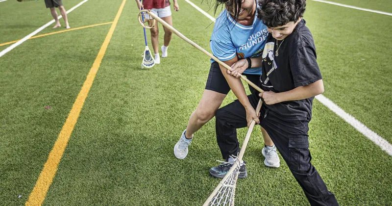 Not just a 'frat boy' sport: Indigenous-led club brings lacrosse to Santa Fe girls