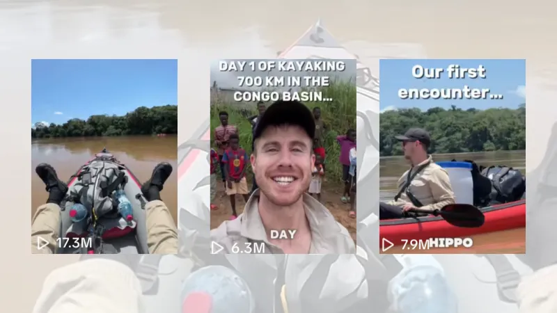 Ash Dykes Is Paddling the Congo in an Inflatable Kayak. Experts Say "It's Not That Crazy."